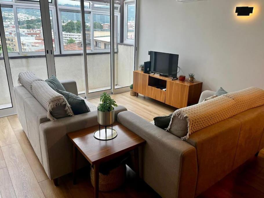 Flat Moderno E Central Em Braga Bagian luar foto
